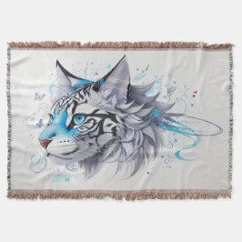 krabbelontwerp van een tijger deken