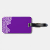 Krabbelprintgolven Bagagelabel (Achterkant horizontaal)