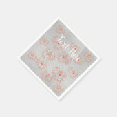 Krabben aangepaste papieren servetten (Hoek)