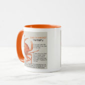 Krabben in een Bucket Coffee-Mok Mok (Voorkant links)