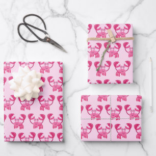 Krabben Inpakpapier, Zeeleven Gift Wrap Inpakpapier Vel