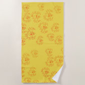 Krabben Kind Kunst Strandlaken (Voorkant)