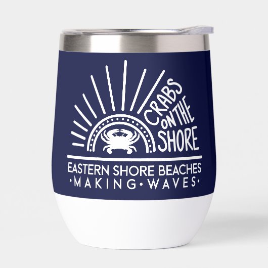 Krabben op de Shore Wine Tumbler (Links)