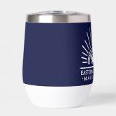 Krabben op de Shore Wine Tumbler (Voorkant)