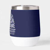 Krabben op de Shore Wine Tumbler (Achterkant)