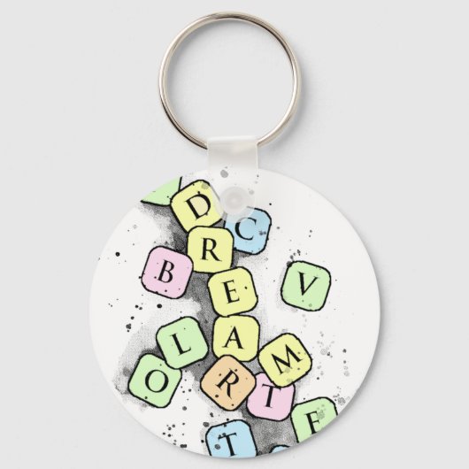 Krabbenletters Sleutelhanger (Voorkant)