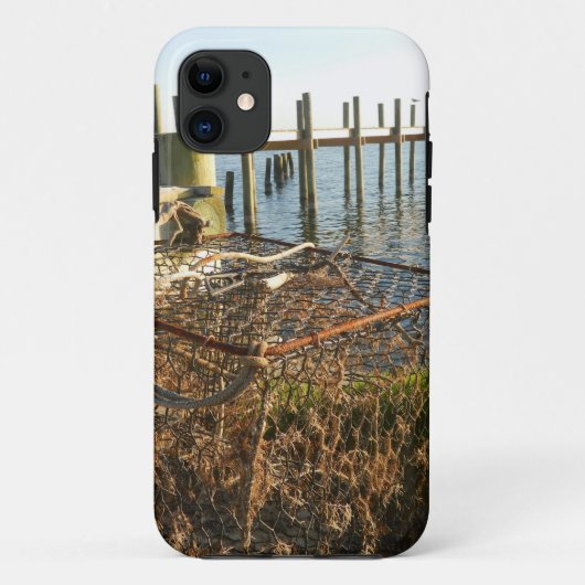 Krabbenval en steiger bij zonsondergang Case-Mate iPhone case (Achterkant)