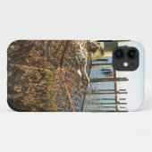 Krabbenval en steiger bij zonsondergang Case-Mate iPhone case (Achterkant (horizontaal))