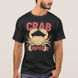 Krabfluisteraar Retro Krabbenvangst Jagen Vissen K T-shirt