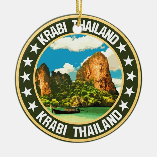 Krabi Keramisch Ornament (Voorkant)
