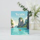 Krabi, Thailand Briefkaart (Staand voorkant)