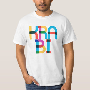 Krabi Thailand Pop Art Letters T-shirt