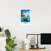 Krabi Thailand Reisprint Poster (Thuiskantoor)
