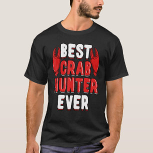 Krabjacht Vissers Zeevruchten Cajun Mardi Gras T-shirt