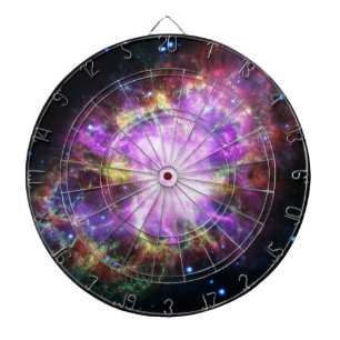 Krabnevel supernova restant Hubble Composiet Dartbord