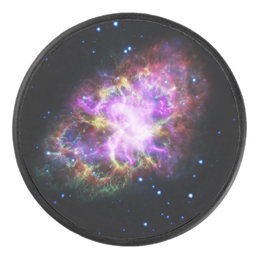 Krabnevel supernova restant Hubble Composiet Hockey Puck (Voorkant)