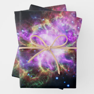 Krabnevel supernova restant Hubble Composiet Inpakpapier Vel