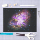 Krabnevel supernova restant Hubble Composiet Tissuepapier (Craft)