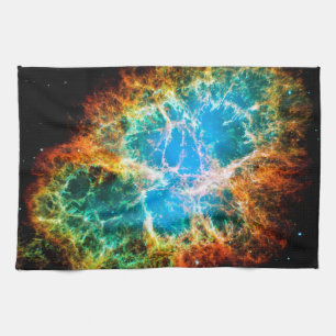 Krabnevel Supernovarest Hubble-ruimtestfoto Theedoek