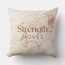 Kracht beweegt voorwaarts Inspirerende kussen