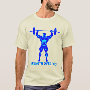 Kracht Boven Ego - Bodybuilding en Powerlifting T-shirt