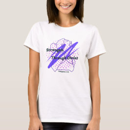 Kracht door Christus | Christelijke atleten | Wom T-shirt
