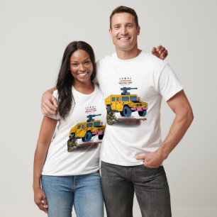 Kracht door opoffering wit t-shirt
