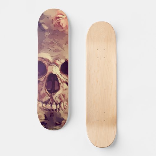 Kracht en bloemen skateboard (Voorkant)
