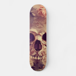 Kracht en bloemen skateboard