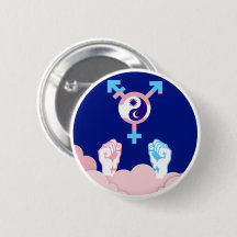 Kracht en Evenwicht Zon en Maan Transgender Symboo