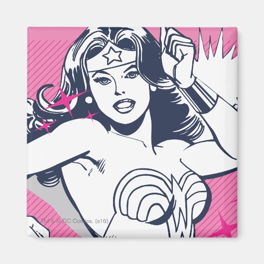 Kracht en kracht voor Wonder Woman Magneet (Voorkant)