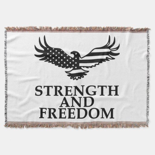 Kracht en vrijheid deken (Voorkant)