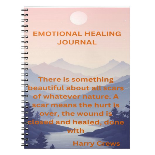 Kracht in elke slag: Emotioneel Healing Journa Notitieboek (Voorkant)
