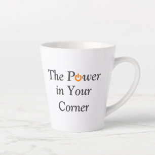 Kracht in je hoek Laten we dit doen Werk Motivatie Latte Mok