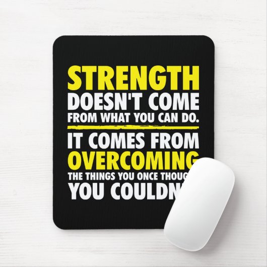 Kracht - Motivatie Muismat (Met muis)