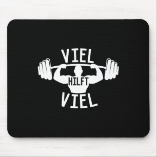 Kracht Sporten viel Hilft Viel 'Gezegde Workout Fi Muismat