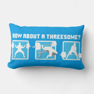 "Kracht tillen" - Vierkant, bank, deadlift Kussen