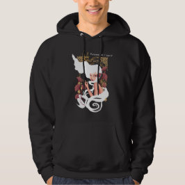 kracht van de kunst van de nieuwe bloemen hoodie