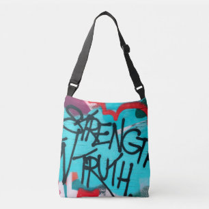 kracht van de waarheid crossbody tas