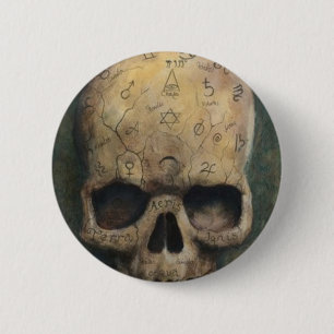 Kracht van een heks ronde button 5,7 cm
