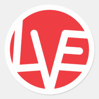 Kracht van Liefde 3" Classic Ronde StickersSl Ronde Sticker
