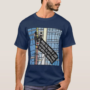 Kracht van liefde Inspirerend vredes citaat stripv T-shirt