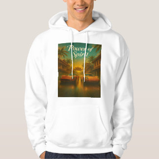 Kracht van Spirit - Retro Sports Cars bij zonsonde Hoodie