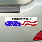 Kracht van Wrath Bumpersticker (Op auto)