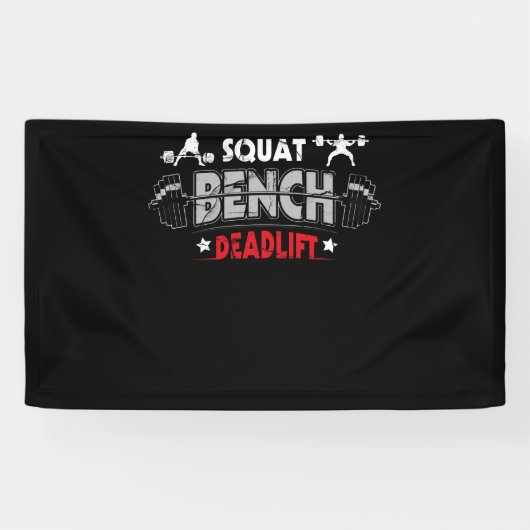 Kracht vierkant bank Deadlift Gewicht Spandoek (Horizontaal)