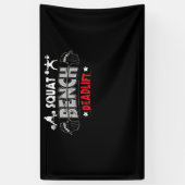 Kracht vierkant bank Deadlift Gewicht Spandoek (Verticaal)