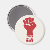 Kracht voor het volk magneet (Voorkant / Achterkant)