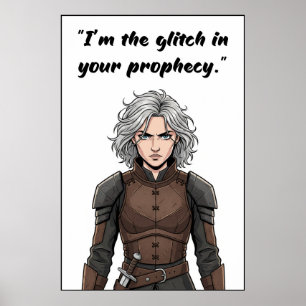 Krachteloze Quote Poster