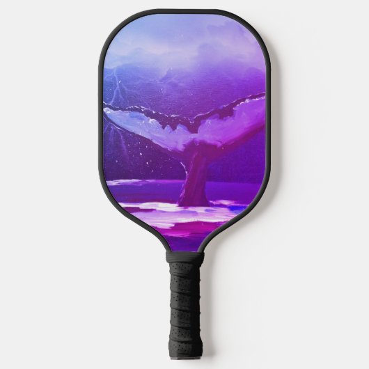 "Krachten van Natuur" Orka Tail Pickleball Paddle (Voorkant)