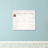 krachtens het eerste decreet gecreëerde geschikthe canvas afdruk (Insitu (Houten vloer))